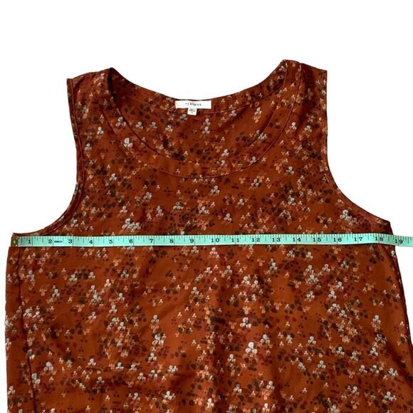 Pleione Sleeveless Top Burnt Orange Size Small - Picture 3 of 5